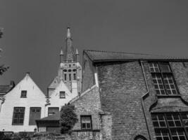 a cidade do Bruges dentro Bélgica foto