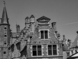 a cidade do Bruges dentro Bélgica foto