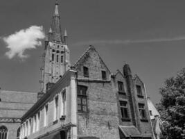 a cidade do Bruges dentro Bélgica foto