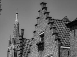 a cidade do Bruges dentro Bélgica foto