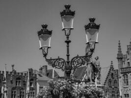 a cidade do Bruges dentro Bélgica foto