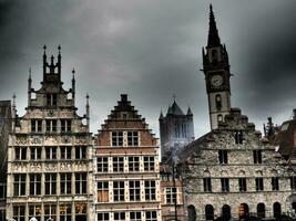 a cidade do cavalheiro dentro Bélgica foto