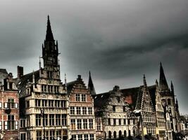 a cidade do cavalheiro dentro Bélgica foto