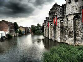 a cidade do cavalheiro dentro Bélgica foto