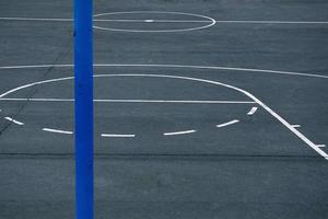 quadra de basquete de rua foto