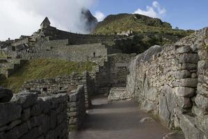 machu picchu um santuário histórico peruano em 1981 e um patrimônio mundial da unesco em 1983 foto