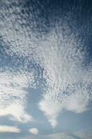 natural fundo com azul céu e branco nuvens. foto