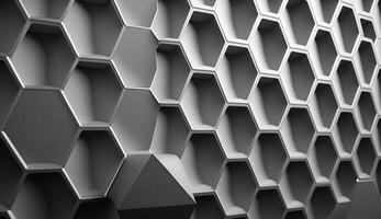 3d papel de parede do geometria azulejos desgastado arestas. Alto qualidade desatado realista textura foto
