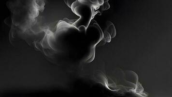 Preto fumaça Sombrio fundo misterioso Magia surpresa borrado mágico ai gerado foto