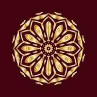 abstrato mandala circular padronizar gradiente dentro Formato do mandala para hena, mehndi, tatuagem, decoração. decorativo enfeite dentro étnico oriental estilo. gradiente coloração mandala. foto