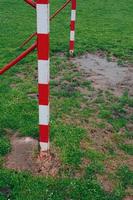 equipamentos de esporte para gol de futebol de rua foto