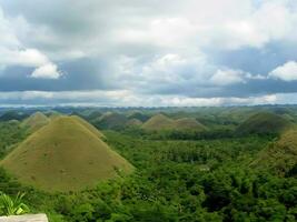 chocolate colinas espalhados por aí Bohol Filipinas foto