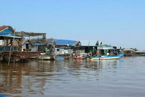 Tonle seiva lago, Camboja foto