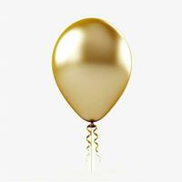 ramalhete, grupo do realista transparente, dourado balões e ouro fitas, serpentina, confete. criada com generativo ai tecnologia foto