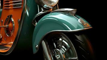 fundo do vespa lambreta rodas e aros, gerado de ai foto