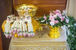 decoração de casamento tailandês foto