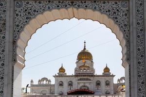 sri bangla sahib gurudwara sikh templo nova deli índia foto