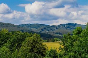 campo de montanha de verão foto