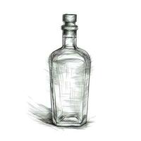 vidro rum garrafa ai gerado foto