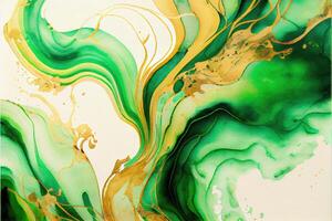 verde, esmeralda, mármore fundo. líquido mármore textura ou álcool tinta. líquido arte. moderno minimalista arte foto