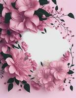 elegante floral fundo realçar seu desenhos com lindo e versátil floral padrões, generativo ai foto