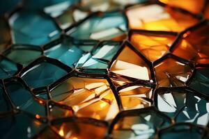 colorida vidro textura ,abstrato colorida vidro fundo , generativo ai foto