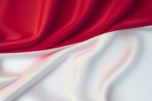 realista vermelho e branco indonésio bandeira papel de parede foto