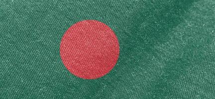 Bangladesh bandeira tecido algodão material Largo bandeira papel de parede foto