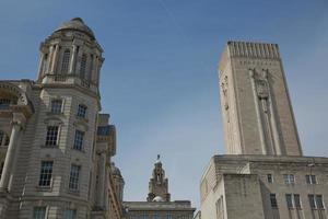 edifício do porto de liverpool ou escritório das docas, liverpool, reino unido foto