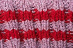 agradável tricotado superfície.closeup foto