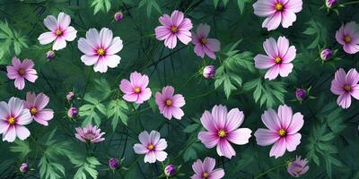 papel de parede clássico flor padronizar fundo, ai gerado foto