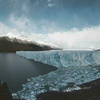 Perito moreno geleira, los glaciares nacional parque, santa cruz província, patagônia Argentina. foto