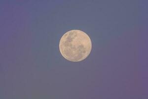 cheio lua, Patagônia, Argentina foto