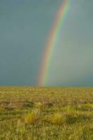 rural panorama e arco-íris, buenos aires província , Argentina foto