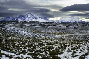 montanha panorama ambiente, torres del paine nacional parque, Patagônia, Chile. foto