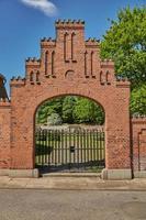 rua na fredericia city na dinamarca foto