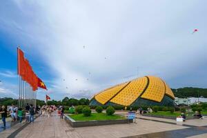 da lat, viet nam - 3 Junho 2023 Dalat ópera casa, icônico dentro da lat cidade às eu sou vien quadrado foto