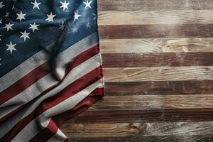 generativo ai ilustração do EUA tema foto para usar em memorial dia, veteranos dia, independência dia e 4º do Julho