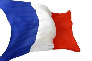França nacional bandeira isolado foto