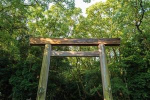 Tori no Parque Yoyogi em Tóquio foto