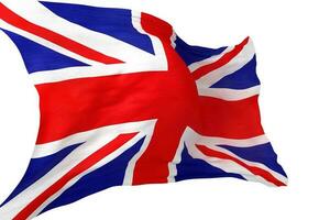 britânico bandeira isolado foto