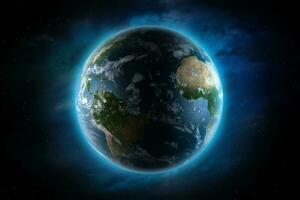 ilustração do planeta Terra foto