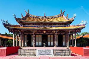 o templo confucius em taipei em taiwan foto