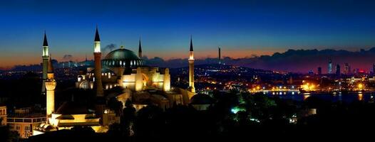 panorama do Istambul foto
