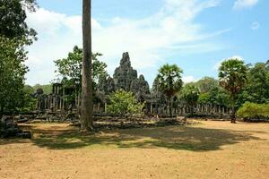 Angkor thom dentro Camboja foto