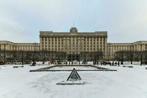 casa do sovietes às Moscou quadrado foto
