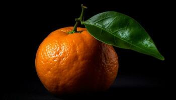 frescor e vitalidade dentro uma vibrante citrino fruta, natureza saudável refresco gerado de ai foto