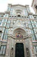 a lindo Florença catedral consagrado dentro 1436 foto