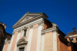 a Igreja do a santa croce e san boaventura alla pilotta construído em 1695 foto