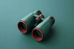 binocular lente. gerar ai foto